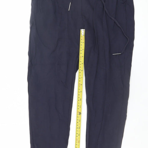 Vero Moda Womens Black Jogger Trousers Size S Elastic Waist