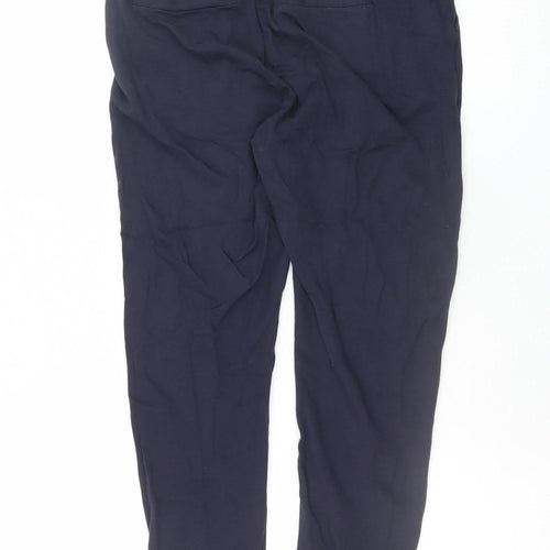 Vero Moda Womens Black Jogger Trousers Size S Elastic Waist