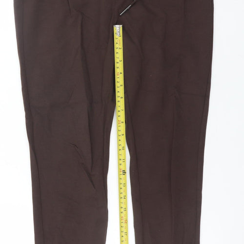 Vero Moda Women's Brown Jogger Trousers XS Elastic Waist Casual
