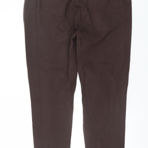 Vero Moda Women's Brown Jogger Trousers XS Elastic Waist Casual