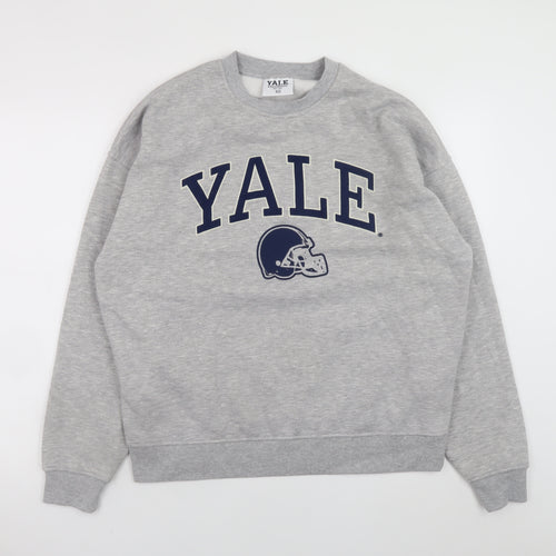 Yale University Men's Grey XS Pullover Sweatshirt Crew Neck