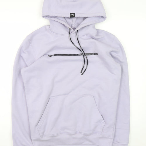 KONCEPT Men's Purple Pullover Hoodie Size S Graphic Print