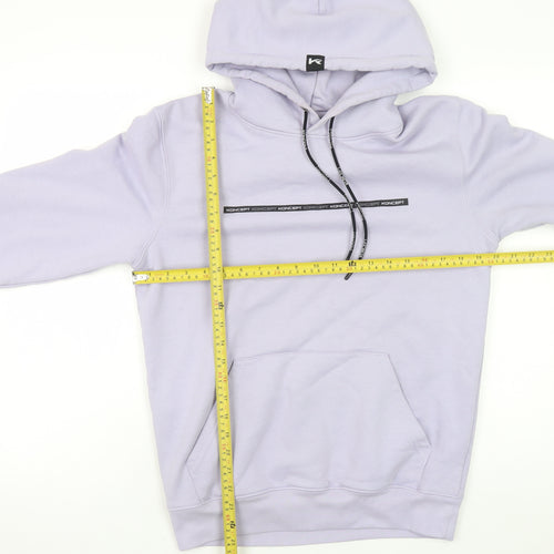 KONCEPT Men's Purple Pullover Hoodie Size S Graphic Print