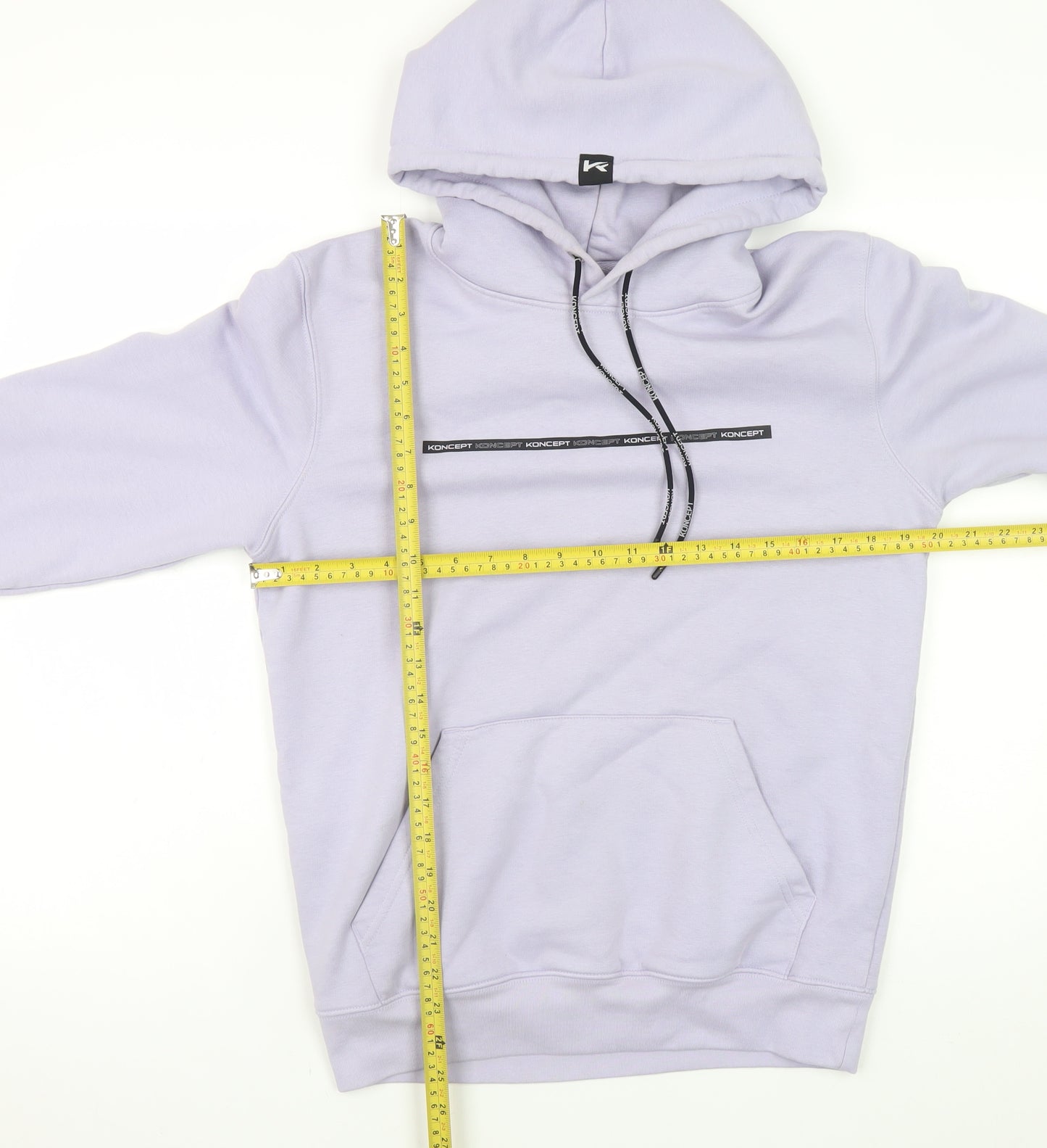 KONCEPT Men's Purple Pullover Hoodie Size S Graphic Print