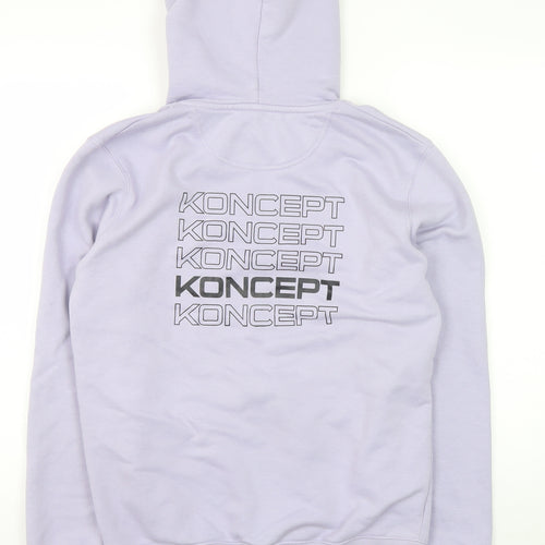 KONCEPT Men's Purple Pullover Hoodie Size S Graphic Print