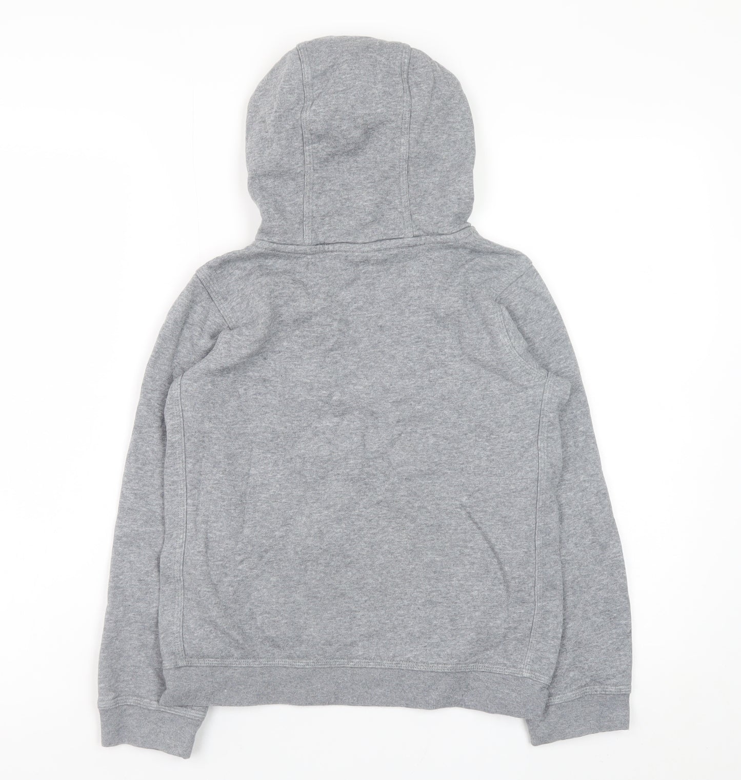 Nike Boys Grey Pullover Fleece Hoodie Size 8-9 Years Hooded Sweatshirt