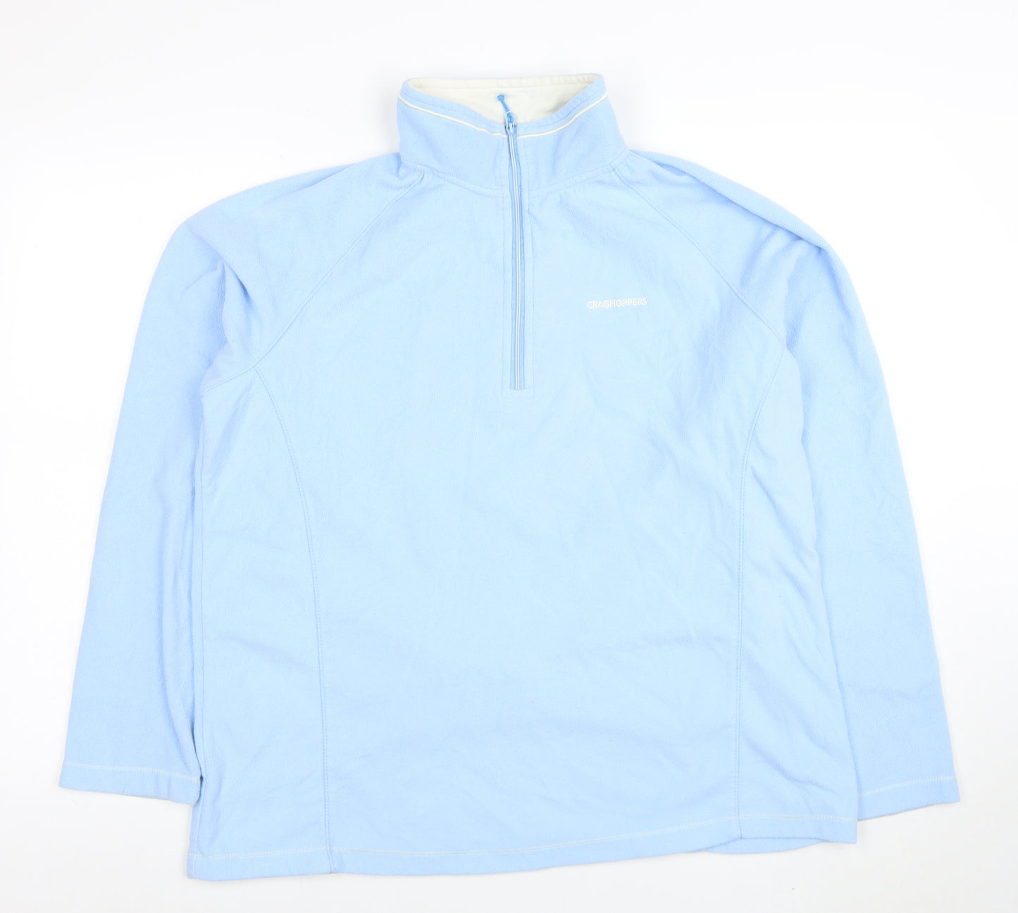 Craghoppers Women Blue XL 1/2 Zip Fleece Sweatshirt Outdoor Hiking