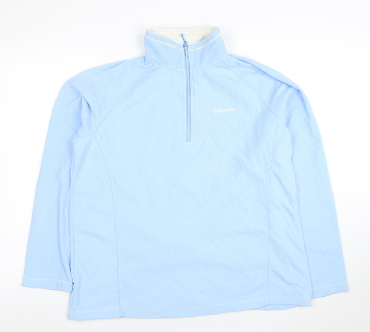 Craghoppers Women Blue XL 1/2 Zip Fleece Sweatshirt Outdoor Hiking