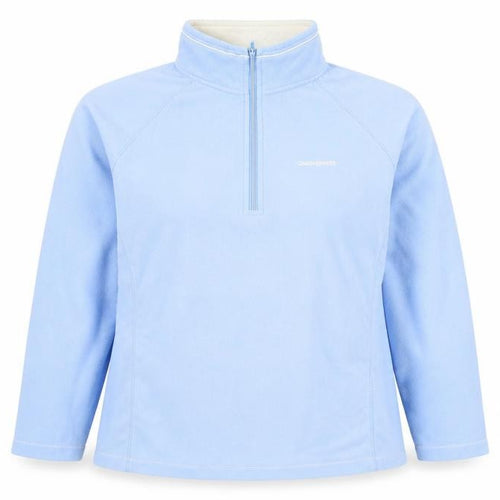 Craghoppers Women Blue XL 1/2 Zip Fleece Sweatshirt Outdoor Hiking