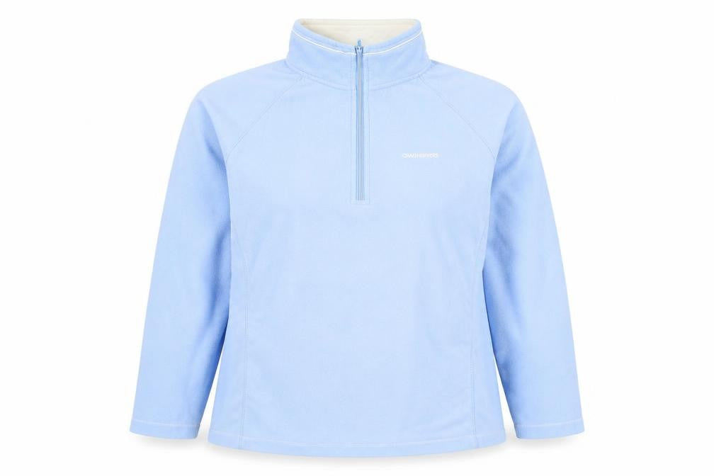 Craghoppers Women Blue XL 1/2 Zip Fleece Sweatshirt Outdoor Hiking