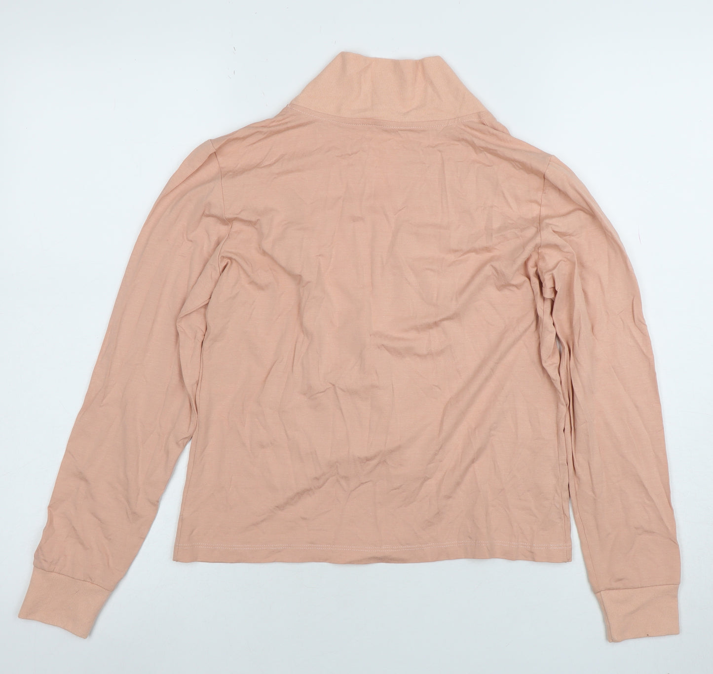 Equilibrio Women’s Pink V-Neck Wrap Blouse Size M