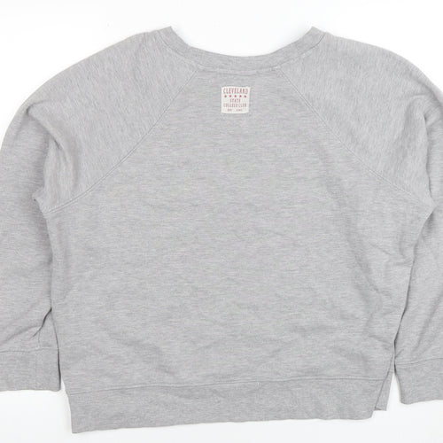 Next Womens Grey Graphic 'Ohio' Sweatshirt Size L Cotton Blend