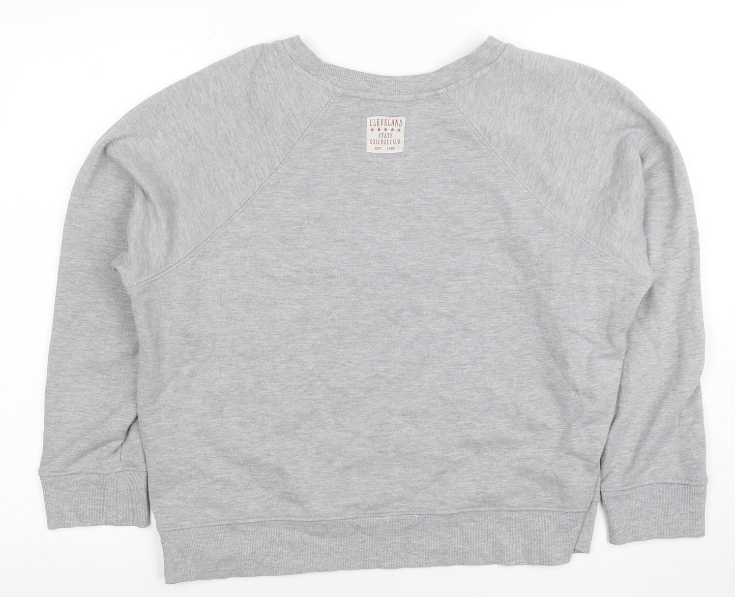 Next Womens Grey Graphic 'Ohio' Sweatshirt Size L Cotton Blend