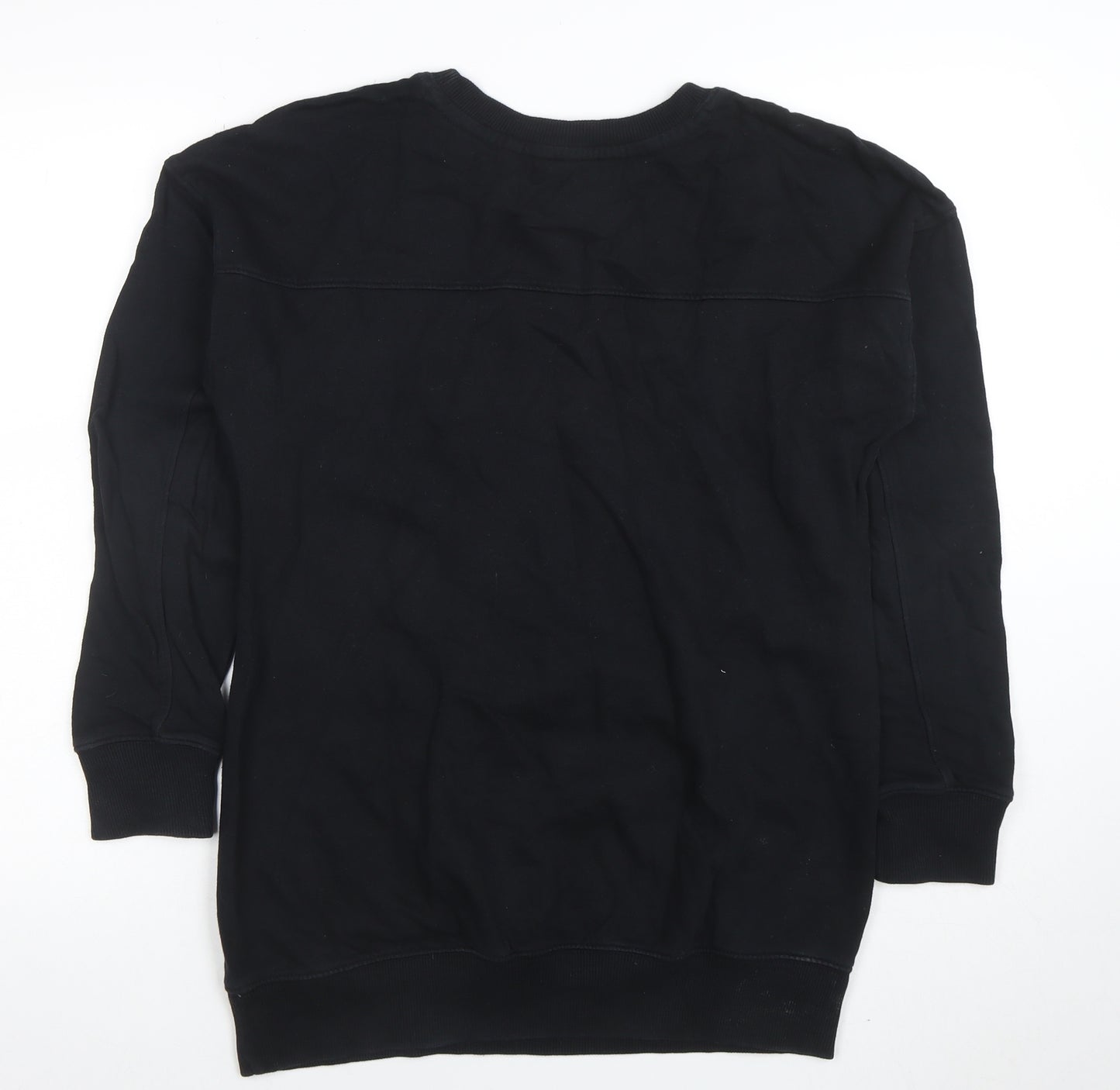 Next Men's Black Crew Neck Pullover Sweatshirt XS