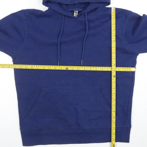 Urban Equip Men's Blue Pullover Hoodie Size S Regular Fit Fleece