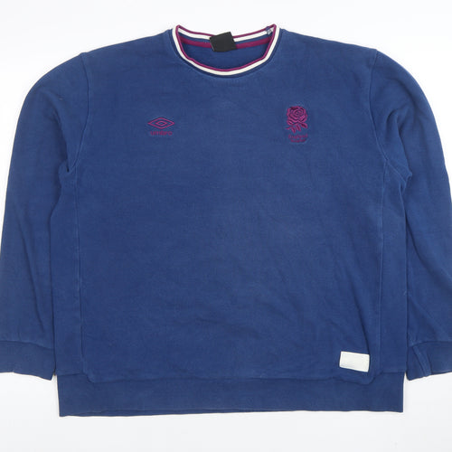 Urban Equip Men's Blue Crew Neck Sweatshirt Size S Regular Fit
