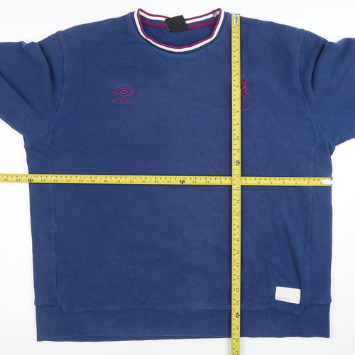 Urban Equip Men's Blue Crew Neck Sweatshirt Size S Regular Fit