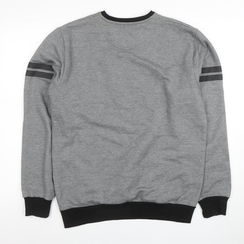 Hope Not Out Men's Grey Crew Neck Graphic Sweatshirt M