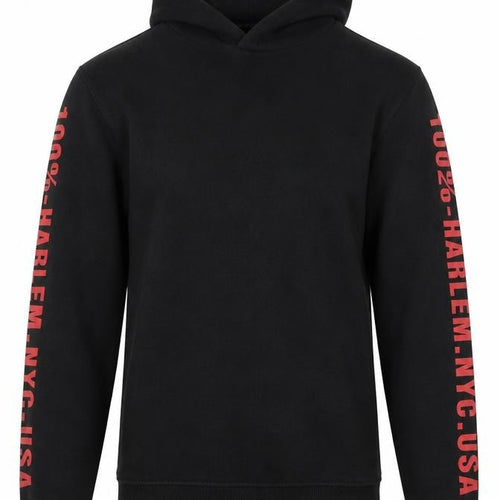 H&M Divided Men's Black XS Pullover Hoodie with City Graphic Print