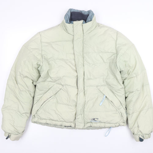 O'Neill Women's Beige Puffer Jacket S Insulated Winter Coat