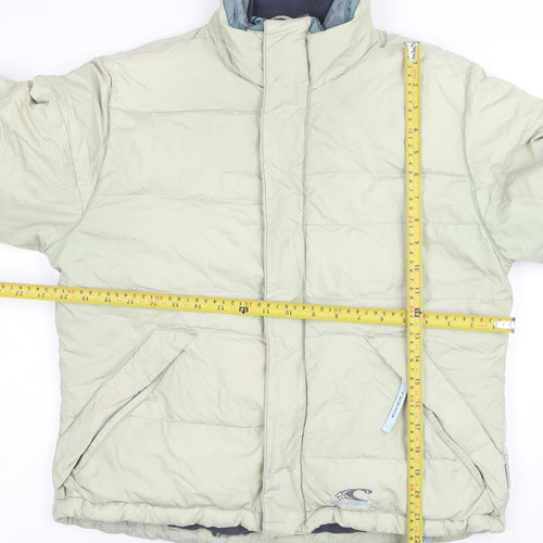 O'Neill Women's Beige Puffer Jacket S Insulated Winter Coat