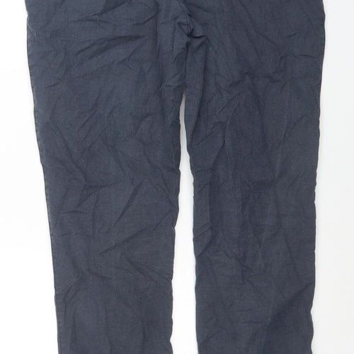 Barley Cool Max-ES Men's Blue Chino Trousers Size 38 Comfort Stretch