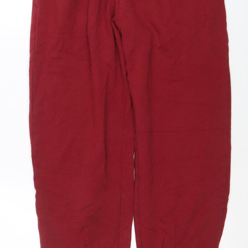 Champion Womens Red Medium Jogger Sweatpants Activewear Trousers