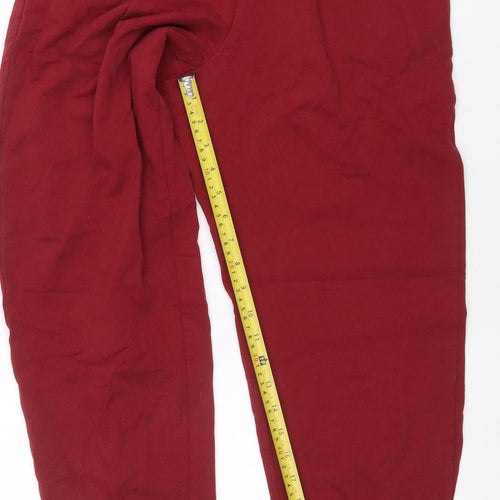Champion Womens Red Medium Jogger Sweatpants Activewear Trousers