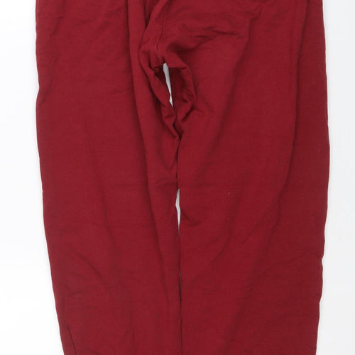 Champion Womens Red Medium Jogger Sweatpants Activewear Trousers