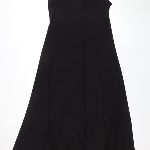 Attitudes by Renée Womens Black XS A-Line Sleeveless Jersey Maxi Dress