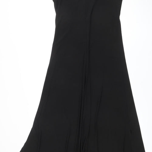 Attitudes by Renée Womens Black XS A-Line Sleeveless Jersey Maxi Dress