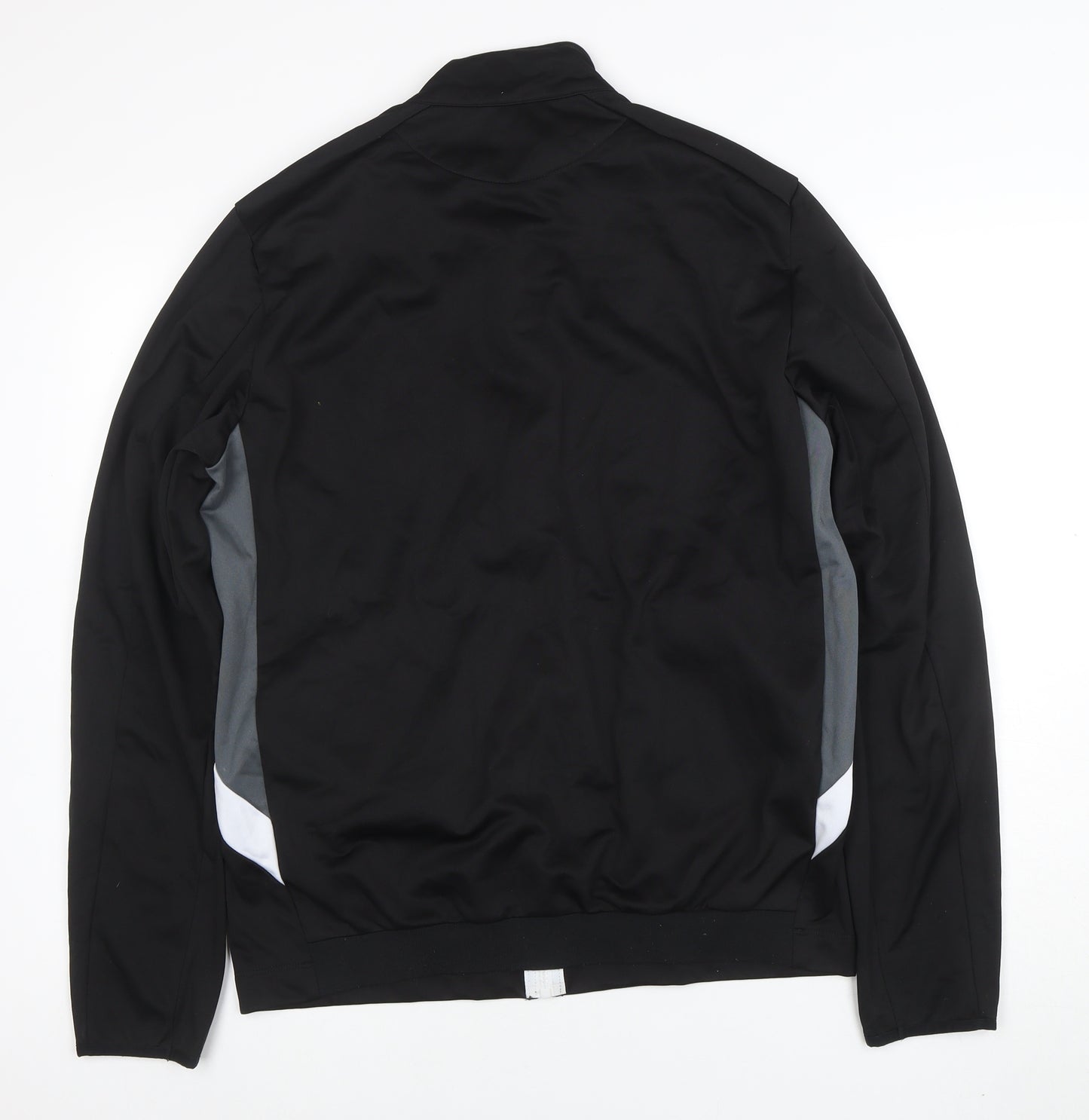 Macron Men's Black Full Zip Sports Sweatshirt L