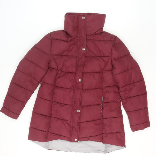 Styled by... Womens Red Quilted Puffer Jacket Size 12