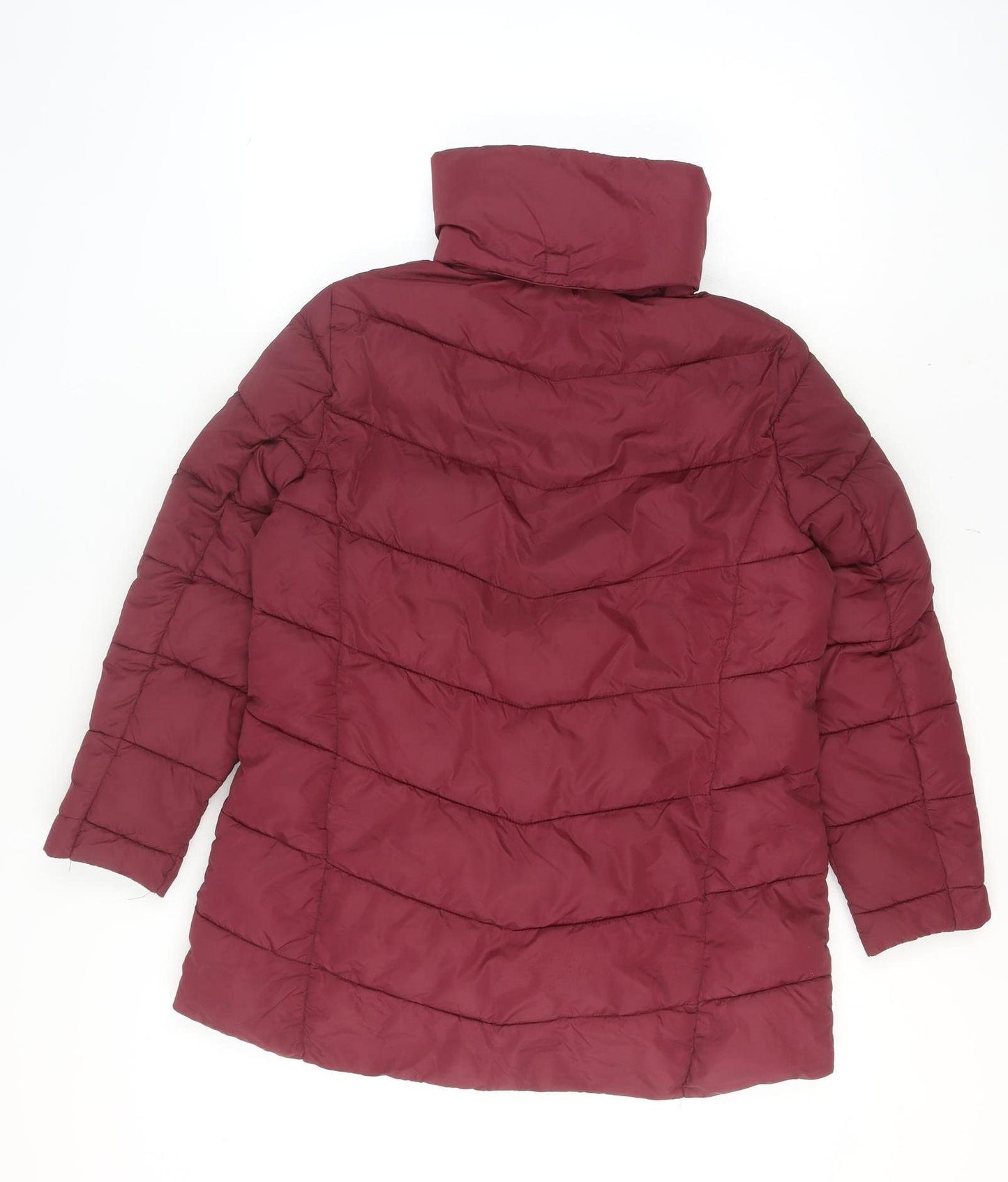 Styled by... Womens Red Quilted Puffer Jacket Size 12