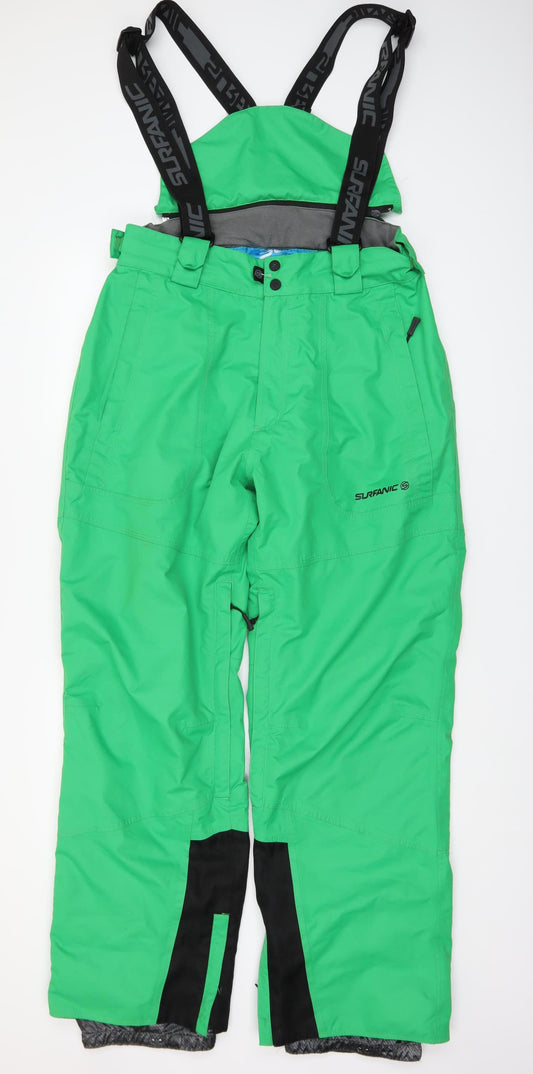 Surfanic Men’s Green Large N-UA Tech Waterproof Snow Pants