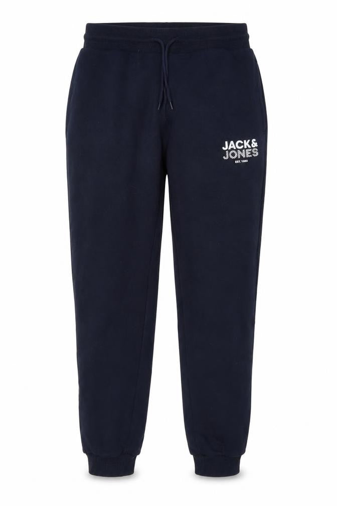 Jack & Jones Men's Blue Jogger Trousers L Regular Fit Fleece