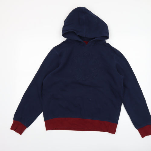Converse All Star Boys Navy Pullover Hoodie XL 13-15 Years Cotton Blend