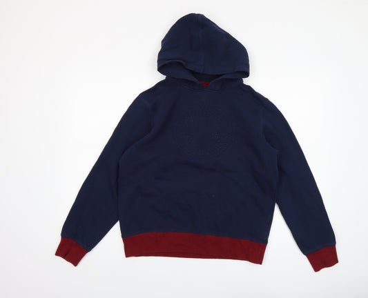 Converse All Star Boys Navy Pullover Hoodie XL 13-15 Years Cotton Blend