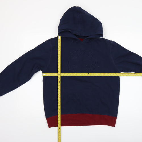 Converse All Star Boys Navy Pullover Hoodie XL 13-15 Years Cotton Blend