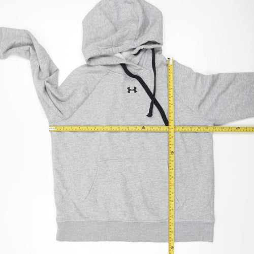 Under Armour Men's Grey Pullover Hoodie M Loose Fit Athletic Fleece