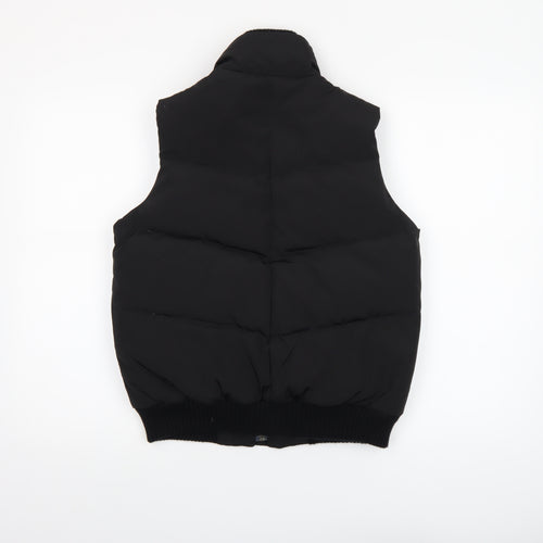 Next Womens Black Padded Puffer Waistcoat Gilet Size 10