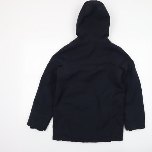 Joules Boys Blue Hooded Parka Coat 12 Years Winter Lined Water Resistant