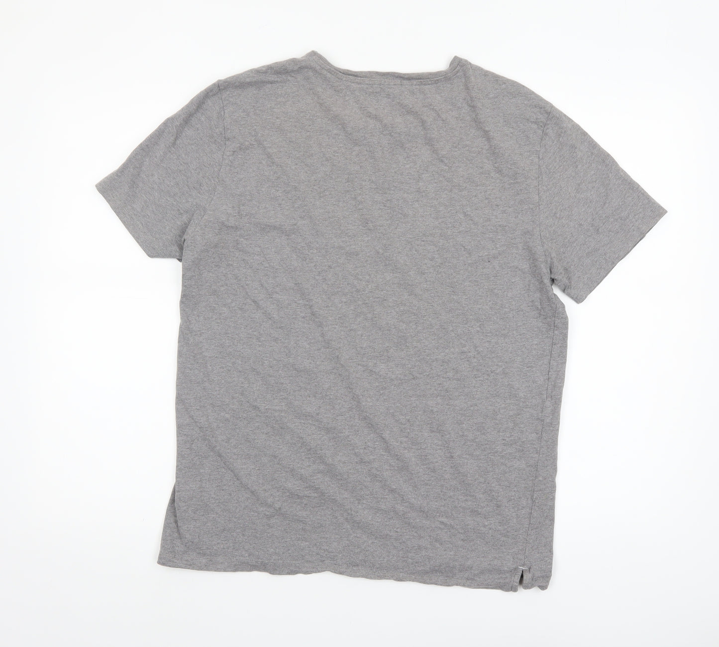 Fat Face Men's Grey Tour de Force Graphic Cotton T-Shirt Size M