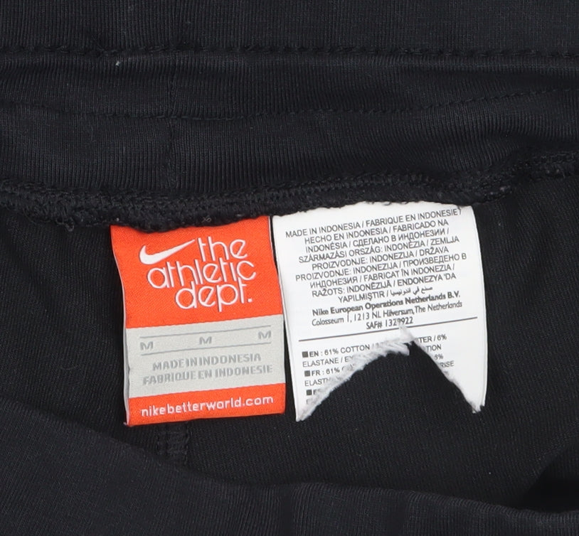 Nike Women’s Black Medium Athletic Dept Straight Leg Activewear Trousers