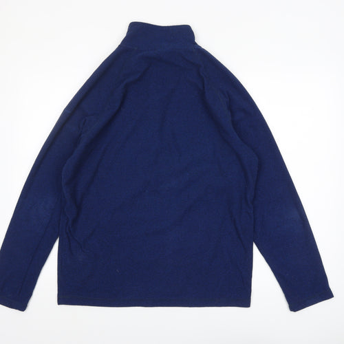 Trespass Men’s Blue Fleece 1/4 Zip Pullover Sweatshirt Size L