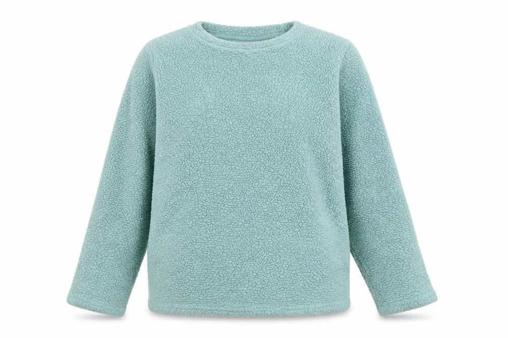 Front view of Primark Women's Blue Fleece Pullover Sweatshirt XS
