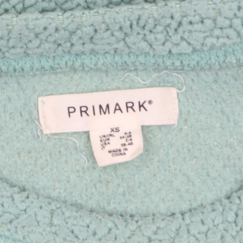 Primark Women's Blue Fleece Pullover Sweatshirt XS