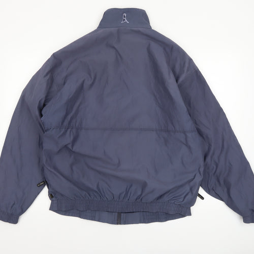 PING Men's Blue Windbreaker Jacket Size M Polyester Nylon Lightweight