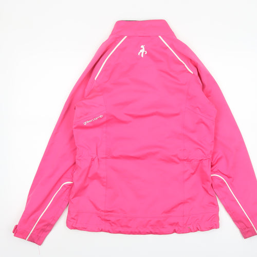 Green Lamb Women's Pink Waterproof Windbreaker Jacket S