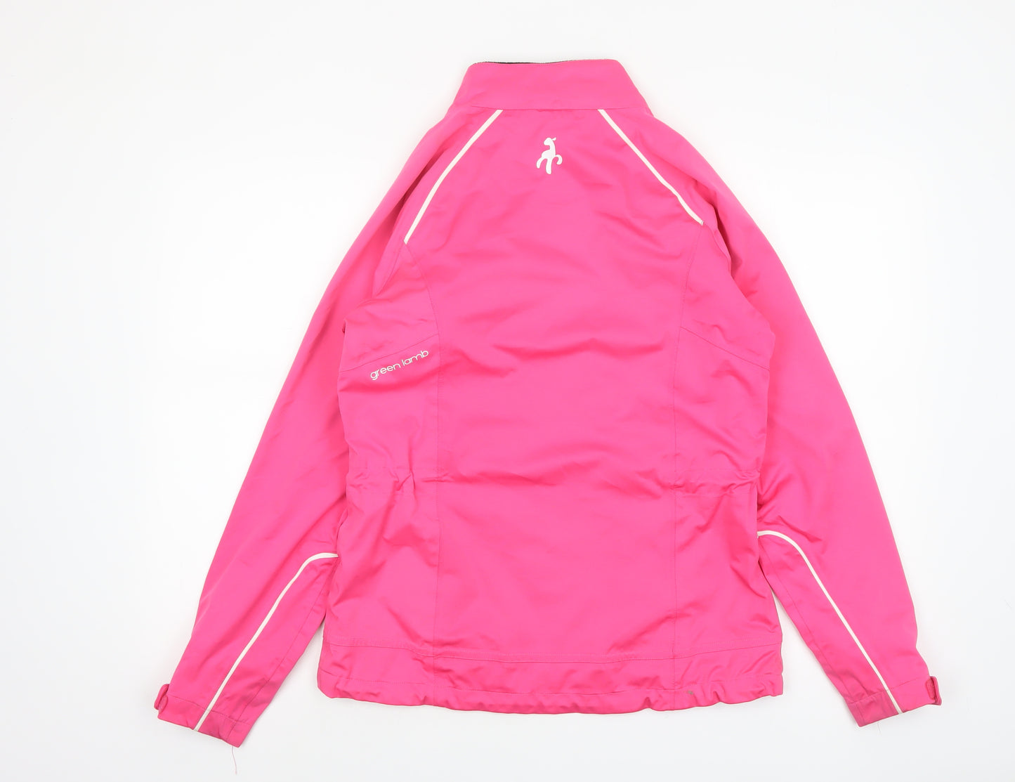Green Lamb Women's Pink Waterproof Windbreaker Jacket S